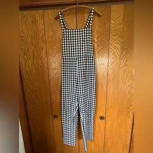 Clad & Cloth Houston Gingham Overalls